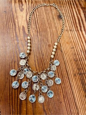 Vintage Gold-Tone Statement Necklace